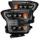 AlphaRex 17 - 20 Ford Raptor NOVA LED Proj Headlights Plank Style Alpha Black w/Activ Light/Seq Signal - My Store