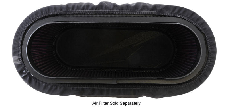 K&N Air Filter Wrap - Black - 4.313in Base ID x 4.75in Top ID x 6.75in H - My Store