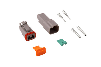 compare product Diode Dynamics Deutsch Connector Kit 2-Pin 16-22 Gauge