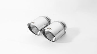 compare product Remus Stainless Steel 102mm Short Style Straight Chrome Tail Pipe Set (Pair)