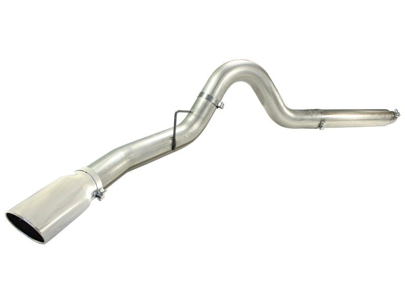 aFe MACHForce XP 5in DPF - Back Stainless Steel Exh Sys, polished tip,Ford Diesel Trucks 08 - 10 V8 - 6.4L - My Store