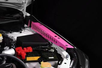 compare product PERRIN 22-26 Subaru WRX Fender Shroud Set - Hyper Pink