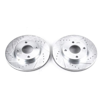 compare product Power Stop 00-04 Ford Focus Front Evolution Drilled & Slotted Rotors - Pair