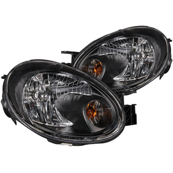 compare product ANZO 2003-2005 Dodge Neon Crystal Headlights Black