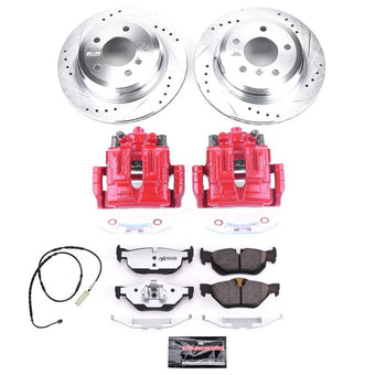 compare product Power Stop 13-15 BMW X1 Rear Z26 Street Warrior Brake Kit w/Calipers
