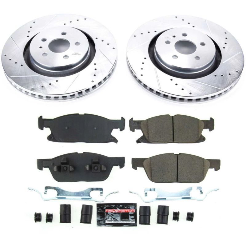 Power Stop 2019 Ford Edge Front Z23 Evolution Sport Brake Kit - My Store