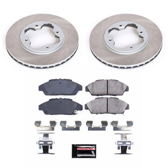 compare product Power Stop 90-93 Honda Accord Front Semi-Coated Rotor Kit