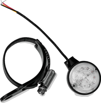 compare product Burly Brand LED Turn Signals Fork Mount Universal - Black/Amber