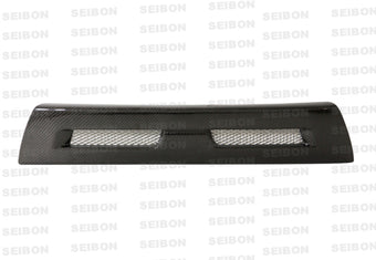 compare product Seibon 08-12 Mitsubishi Lancer Evo X Shaved Emblem Carbon Fiber Front Grill does not fit MR model