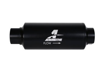 compare product Aeromotive In-Line Marine Filter - AN-12 - 40 Micron SS Element - Black Hardcoat Finish