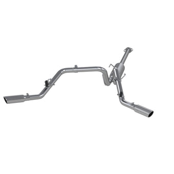 compare product MBRP 05-13 Toyota Tacoma 4.0L EC/CC Dual Split Side T409 Cat Back Exhaust