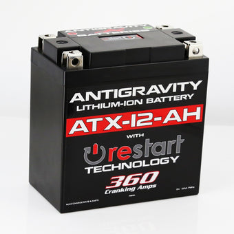 compare product Antigravity YTX12B-BS Lithium Battery w/Re-Start