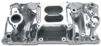 compare product Edelbrock Polished S/B Chevy RPM Air-Gap Manifold