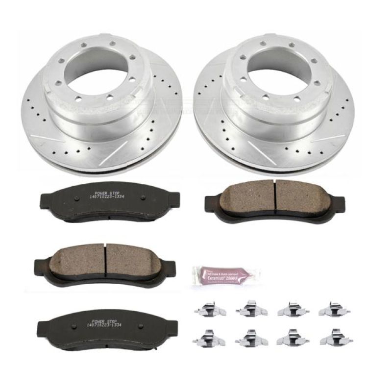Power Stop 10 - 12 Ford F - 350 Super Duty Rear Z23 Evolution Sport Brake Kit - My Store