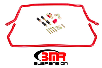 compare product BMR 78-87 G-Body Front & Rear Sway Bar Kit w/ Bushings - Red