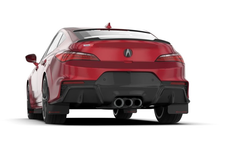 Rally Armor 23 - 26 Acura Integra Type S Black Mud Flap w/Dark Grey Logo - My Store