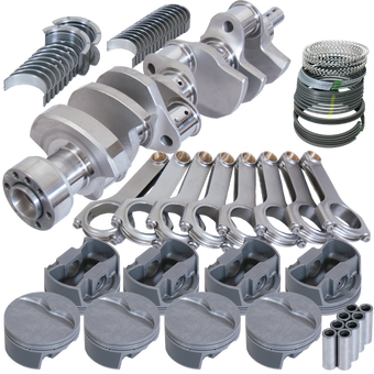compare product Eagle Chevy 350 1Pc 3.750in Crank 6.000in H-Beam -5cc Flat Top 4.040in Pistons Balanced Assembly