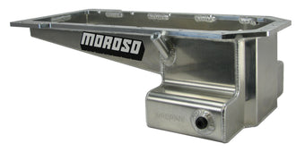 compare product Moroso Hemi Gen 3 5.7/6.1/6.4L (w/Front Sump K-Members) Road Race Wet Sump 11qt 7-3/5in Alum Oil Pan
