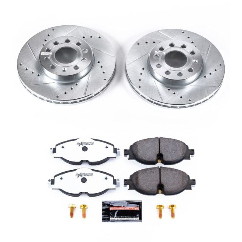 Power Stop 15 - 18 Audi A3 Front Z26 Street Warrior Brake Kit - My Store