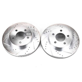 compare product Power Stop 02-07 Jeep Liberty Front Evolution Drilled & Slotted Rotors - Pair