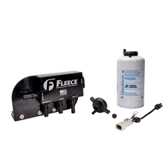 compare product Fleece Performance 17-26 Ford F250-550 Powerstroke Under Bed Fuel Filter Assembly