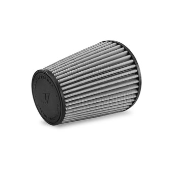 compare product Mishimoto Air Filter 4.5in Inlet 7.8in Filter Length Dry Washable