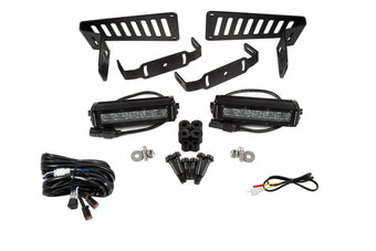 compare product Diode Dynamics 18-21 Jeep JL Wrangler/Gladiator SS6 Cowl LED Bracket Kit - White Driving