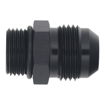 compare product DeatschWerks 8AN ORB Male to 10AN Male Flare Adapter - Anodized Matte Black