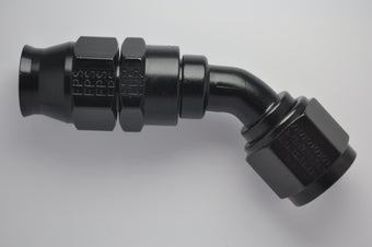 compare product Fragola -10AN Real Street x 45 Degree Hose End Black For PTFE Hose
