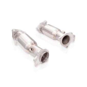 compare product Stainless Works 20-21 Chevrolet Corvette C8 6.2L High-Flow Catted Midpipe Kit 3in