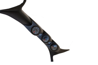 compare product Autometer 99-07 Ford Powerstroke/SD Black Triple Pillar Gauge Kit