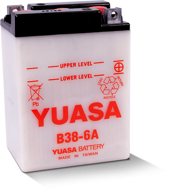 compare product Yuasa B38-6A Conventional 6-Volt Battery
