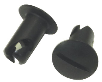 compare product Moroso Quick Fastener - Oval Head - 5/16in x .450in - Aluminum - Black - 10 Pack