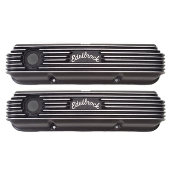 compare product Edelbrock Valve Cover Classic Series Ford 1958-1976 FE V8 Black