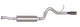 Gibson 07 - 10 Hummer H3 Base 3.7L 2.5in Cat - Back Single Exhaust - Aluminized - My Store