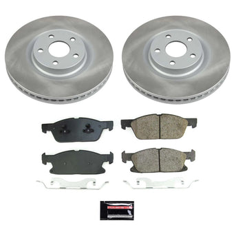 compare product Power Stop 15-20 Ford Edge Front Semi-Coated Rotor Kit