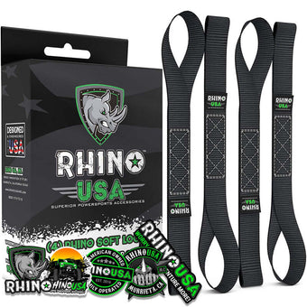 compare product Rhino USA Soft Loops Motorcycle Tie-Down Set 4-Pack Black