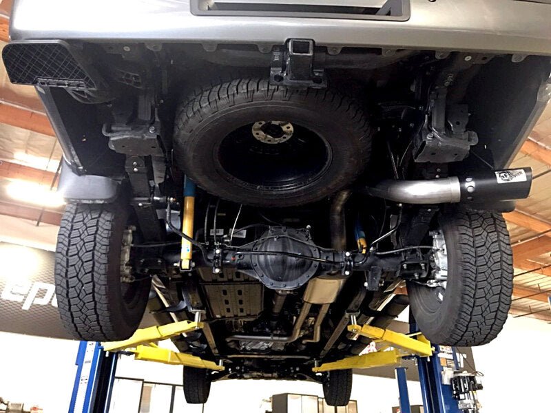 aFe MACHForce XP Exhausts Cat - Back SS - 409 Nissan Titan XD 16 - 19 V8 - 5.6L - Polished Tip - My Store