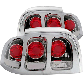 compare product ANZO 1994-1998 Ford Mustang Taillights Chrome