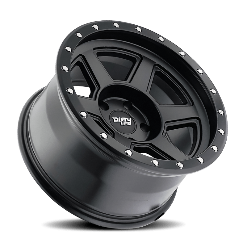 Dirty Life 9315 Compound 17x9 / 5x139.7 BP / - 12mm Offset / 108mm Hub Matte Black Wheel - My Store