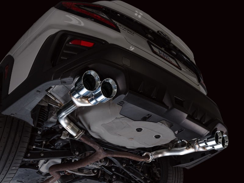 AWE Tuning 22 - 25 Subaru VB WRX Track Edition Axle - Back Exhaust - Chrome Silver Tips - My Store