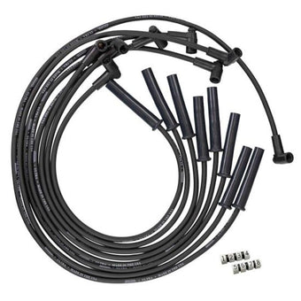 compare product Moroso GM BBC 366-454 HEI-Style w/Coil In Cap Ultra 350 8mm Multi-Angle Spark Plug Wire Set - Black