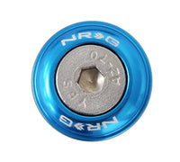 NRG Fender Washer Kit w/Rivets For Plastic (Blue) - Set of 10 - My Store