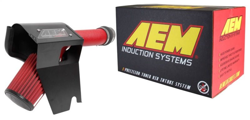 AEM 2018 Subaru WRX STI 2.5L H4 F/I Cold Air Intake System - Wrinkle Red - My Store