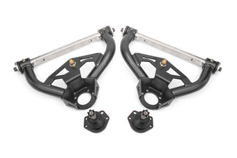 compare product BMR 78-87 GM G-Body Non-Adjustable Upper A-Arms Delrin Std Ball Joint - Black Hammertone
