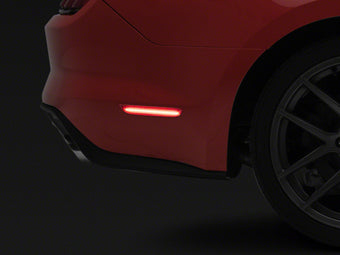 compare product Raxiom 15-23 Ford Mustang Axial Series LED Side Marker Lights Rear- Red