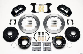 compare product Wilwood Narrow Superlite 4R Rear P-Brk Kit 12.88in Chevy 12 Bolt-Spec 3.15in Bearing