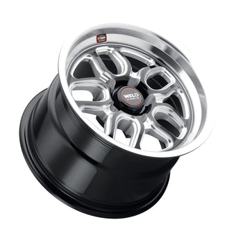 compare product Weld S152 15X10 Laguna Drag 5X115 ET22 BS6.4 Gloss Black MIL Dia 78.1