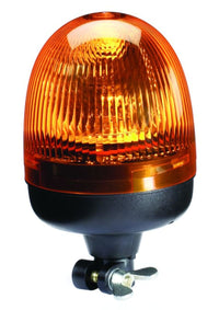 Hella Rota Compact 12V Amber Lens Beacon w/ Flexible Pole Mount - My Store