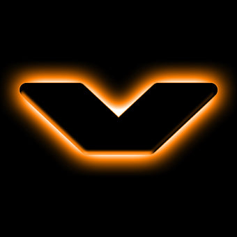 compare product ORACLE Lighting Universal Illuminated LED Letter Badges - Matte Blk Surface Finish - V